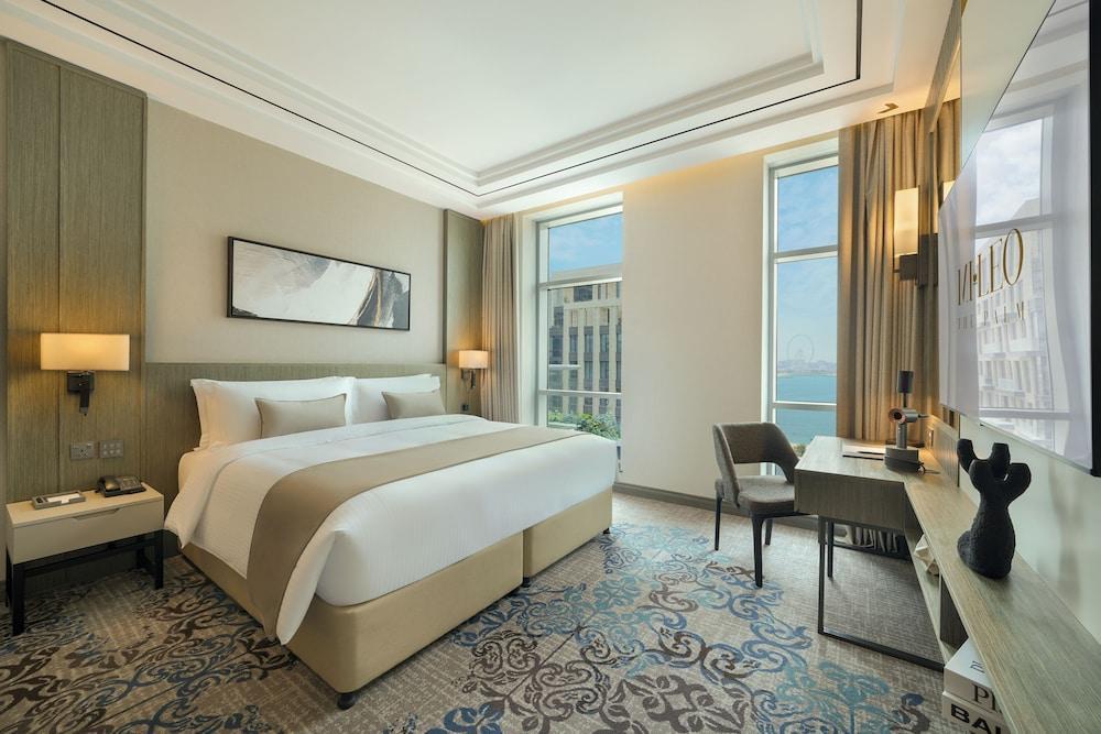 Mileo Hotel The Palm Room Type - Deluxe Double Room, 1 King Bed, Partial Sea View