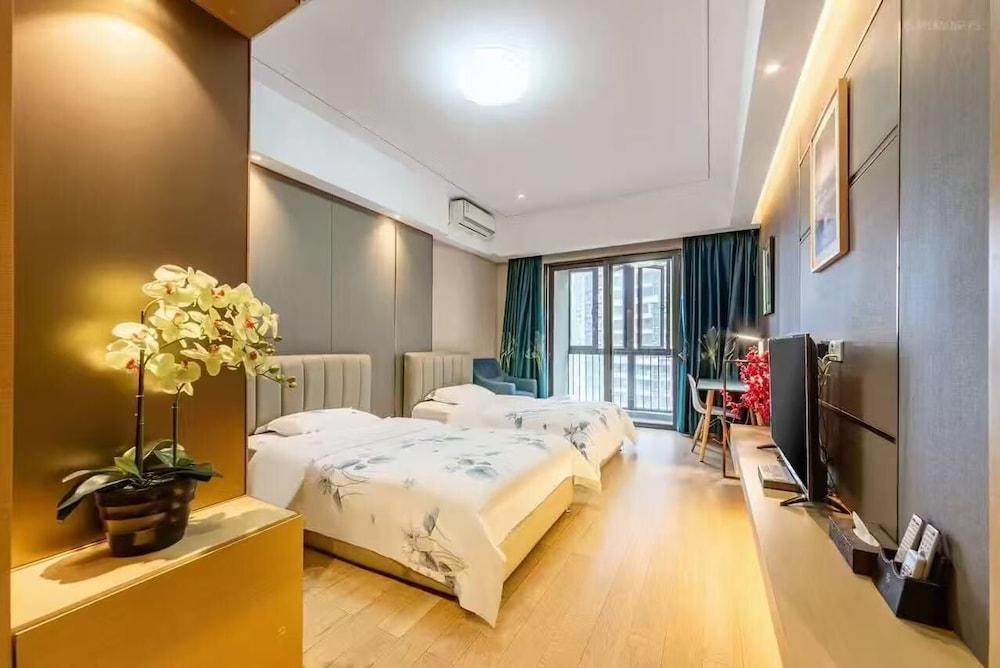 Aifte International Apartment Room Type - Classic Twin Room, Balcony, City View Aifte International Apartment Room Type - Classic Twin Room, Balcony, City View