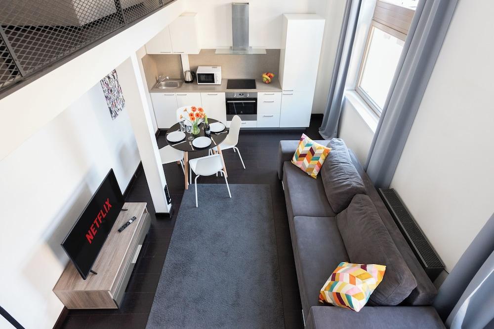 Loft duplex studio in Prague Center - Tap to explore photos