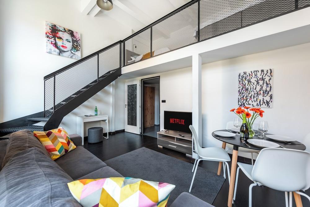 Loft duplex studio in Prague Center - Tap to explore photos