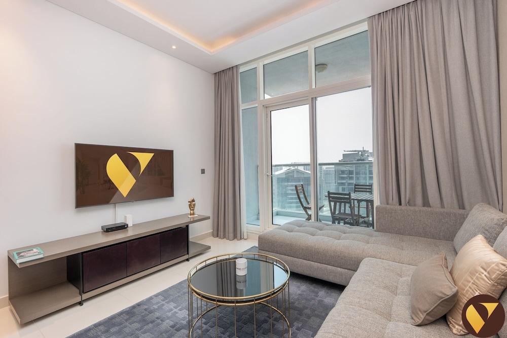 Vogue | Damac Maison Prive Downtown Near Dubai Mall | Burj Khalifa Room Type - Luxury Apartment, Balcony, Canal View Vogue | Damac Maison Prive Downtown Near Dubai Mall | Burj Khalifa Room Type - Luxury Apartment, Balcony, Canal View