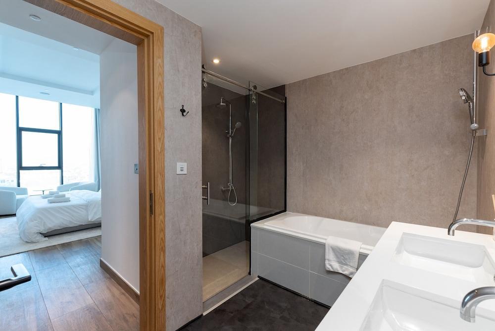Refined 2BR Apt w Beach Access at The Palm - Tap to explore photos