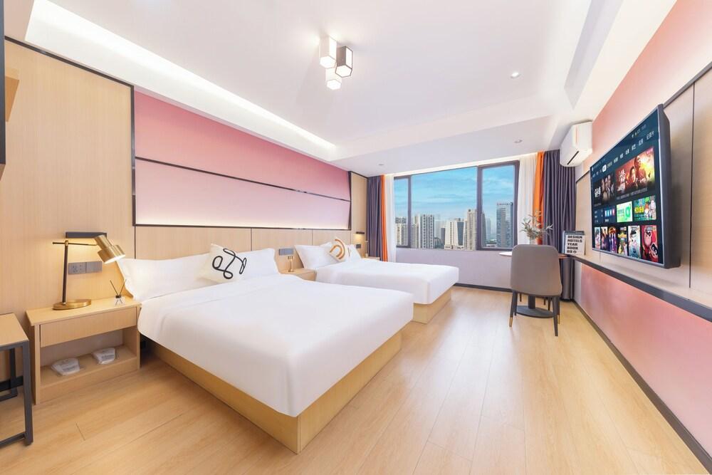 Xicheng Hotel Wanda Plaza Branch Room Type - Deluxe Twin Room, City View