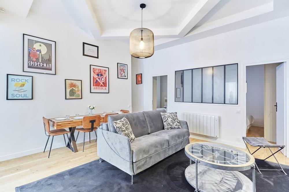 Superb AC Loft 3 bdr - Paris Pere Lachaise - Tap to explore photos
