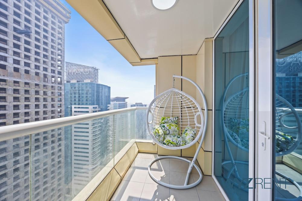 WYZ RENT|Aegean Charm 2BR Sulafa Tower Marina