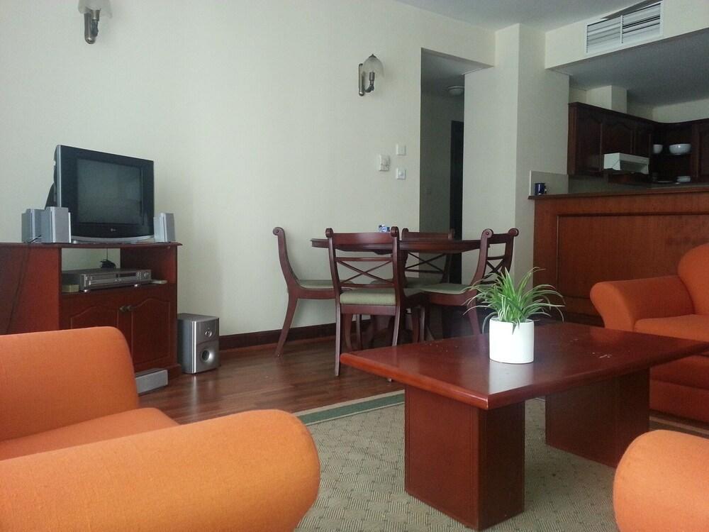 Spacious 1-BR Apt. 9th Fl. in 5-Star Cinnamon Grand Hotel Complex, Colombo, SL. - Tap to explore photos