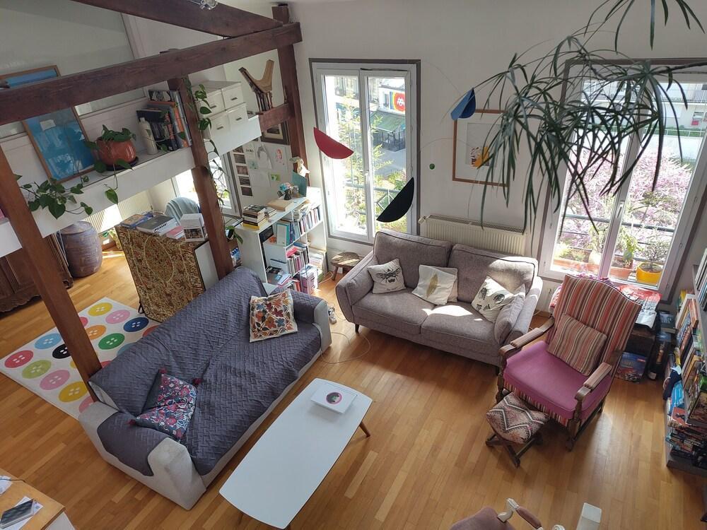 Loft-like flat, Bercy, 4/6 People - Tap to explore photos