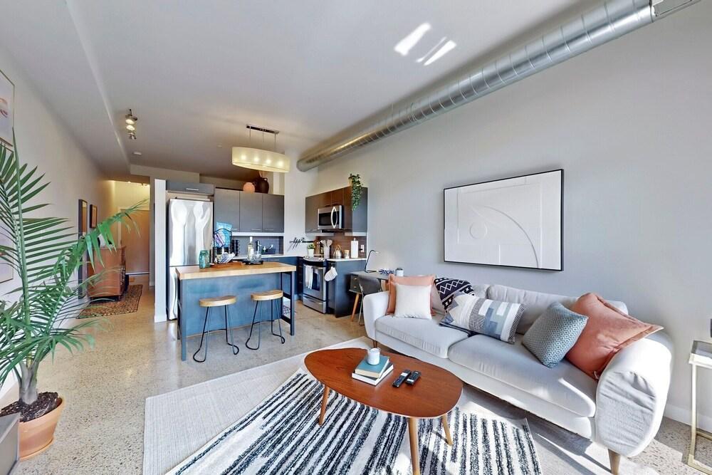 Cozy Modern Soft- Loft w/ Large Private Balcony!