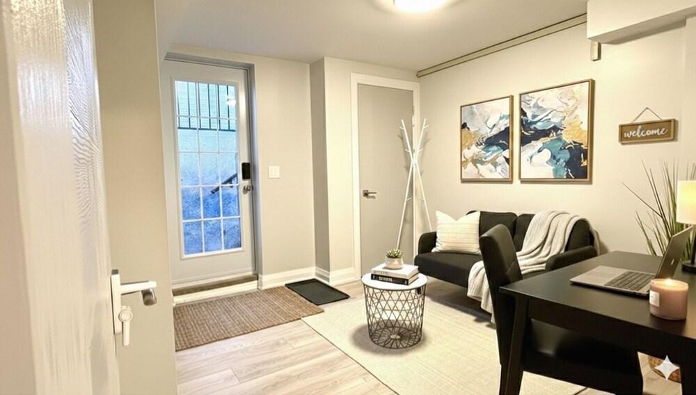 Private studio near YYZ | separate entrance + free Parking - Tap to explore photos