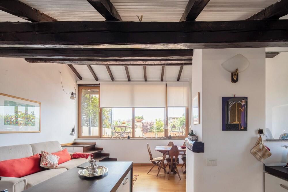 NEW Flat - Valeria Terrace - Monti, Rome - Tap to explore photos