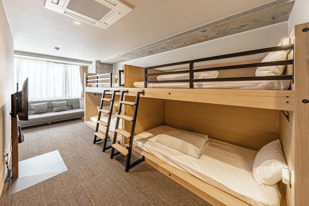 GRAND HOSTEL LDK TOKYO NISHIKASAI Room Type - Private Room for 4-5 with Private Shower room, Non Smoking(2 Bunk Beds + Sofa)