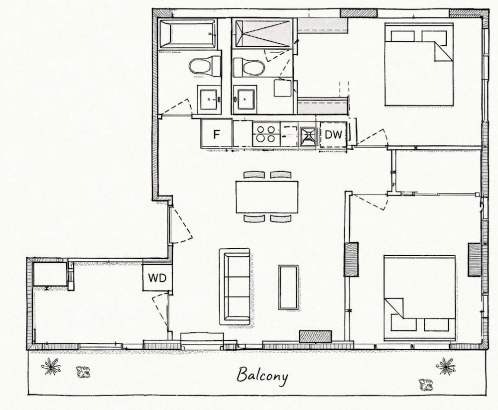 Nester Finn West Queen West Room Type - Deluxe Apartment, 2 Bedrooms, Balcony, City View