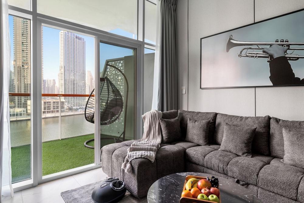 2BR Premium Canal & Burj Khalifa View - Tap to explore photos