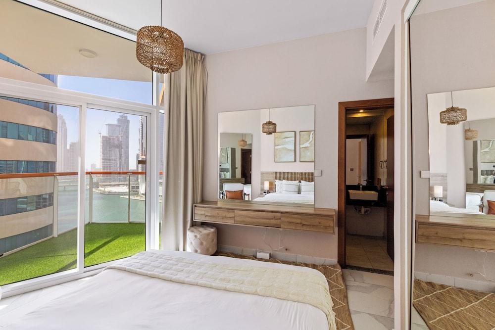 2BR Ultra Lux Canalfront Burj view Room Type - Luxury Apartment, Balcony, City View