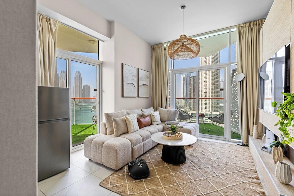 2BR Ultra Lux Canalfront Burj view - Tap to explore photos