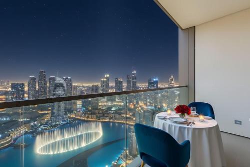 Best Burj Khalifa View Balcony Lux 2BR Like Home - Tap to explore photos