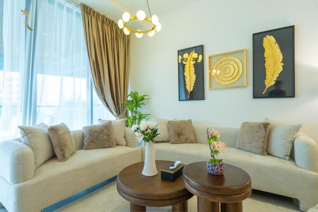 Stylish 2BR Stay - Elegant Al Raha Haven Escape - Tap to explore photos