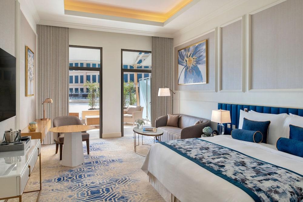 The St. Regis Doha Room Type - Grand Deluxe Terrace, 1 King Bed, Sea View The St. Regis Doha Room Type - Grand Deluxe Terrace, 1 King Bed, Sea View