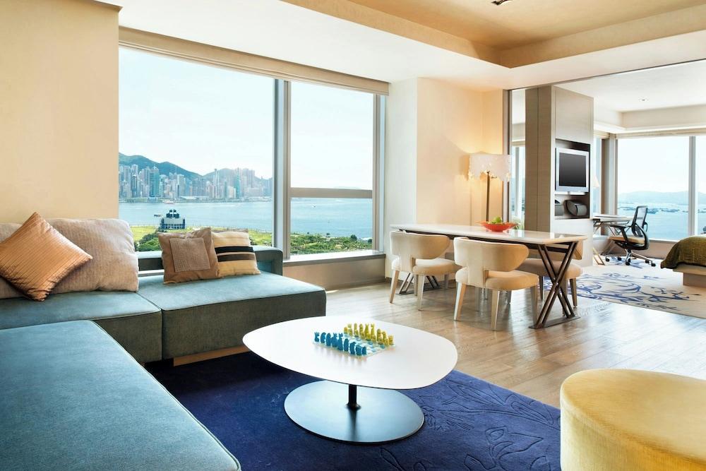 W Hong Kong by Marriott Room Type - Marvelous Suite, Suite, 1 King Bed, Oceanfront W Hong Kong by Marriott Room Type - Marvelous Suite, Suite, 1 King Bed, Oceanfront