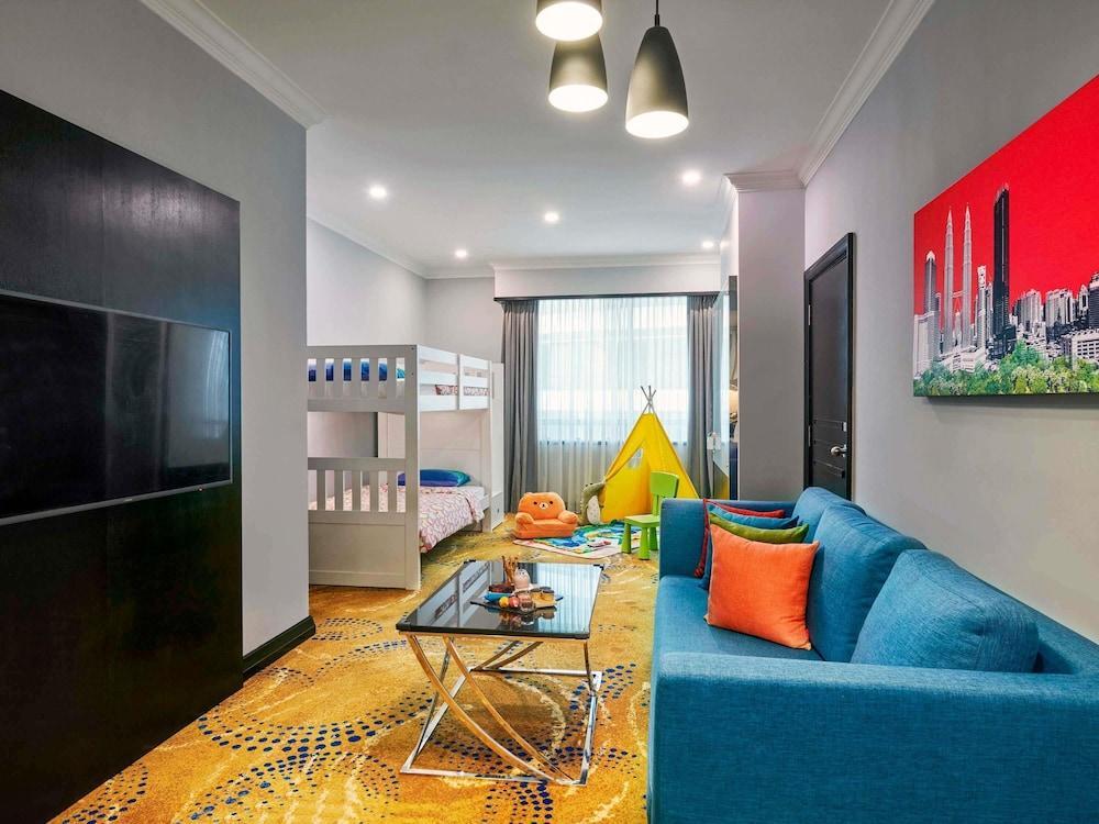 Pullman Kuala Lumpur City Centre Hotel and Residences Room Type - 1 BEDROOM FAMILY APARTMENT, 1 KING SIZE BED and 1 BUNK BED Pullman Kuala Lumpur City Centre Hotel and Residences Room Type - 1 BEDROOM FAMILY APARTMENT, 1 KING SIZE BED and 1 BUNK BED
