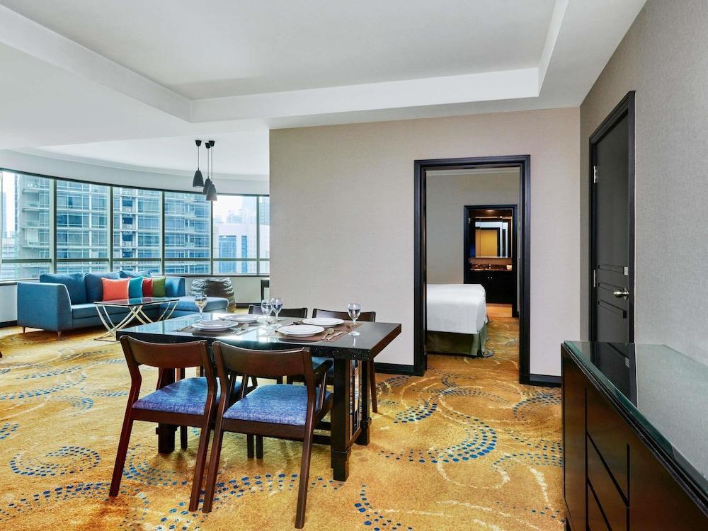 Pullman Kuala Lumpur City Centre Hotel and Residences Room Type - Apartment, 2 Bedrooms (1 King bed and 2 Single beds) Pullman Kuala Lumpur City Centre Hotel and Residences Room Type - Apartment, 2 Bedrooms (1 King bed and 2 Single beds)