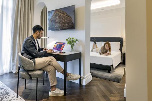 Intercontinental Rome Ambasciatori Palace Room Type - Junior King Suite with Balcony and View