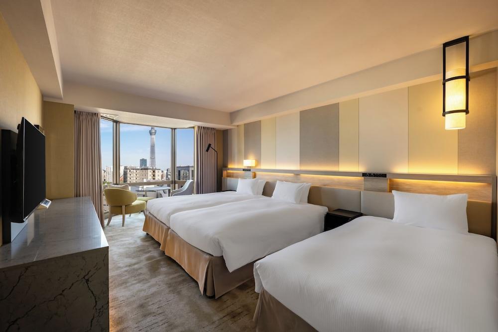 Asakusa View Hotel Room Type - Standard Twin with Skytree Side (3 Adults)