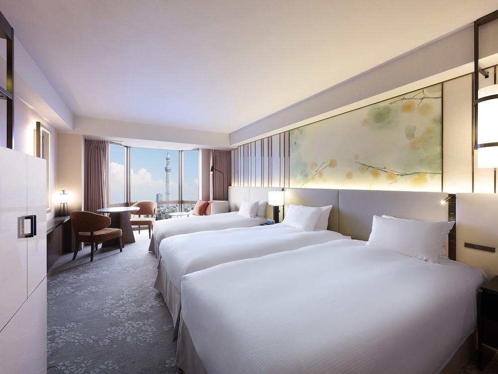 Asakusa View Hotel Room Type - Executive Deluxe Twin with Skytree Side (3 adults/with Lounge Access)