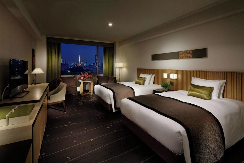 The Prince Sakura Tower Tokyo, Autograph Collection Room Type - [Upper Floor] Tower Side Deluxe Twin Room with Extra Bed (Non-Smoking)+ Sauna Access