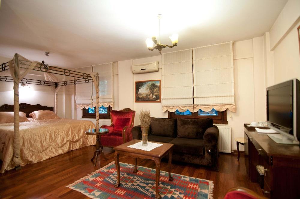 Villa Sphendone Suites Room Type - Deluxe Suite, 1 King Bed with Sofa bed, City View