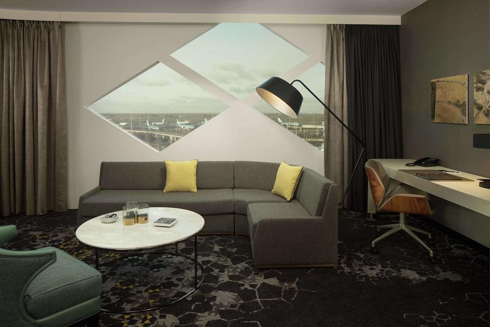 Hilton Amsterdam Airport Schiphol Room Type - Suite, 1 King Bed, Club Lounge Access (Airport View) Hilton Amsterdam Airport Schiphol Room Type - Suite, 1 King Bed, Club Lounge Access (Airport View)